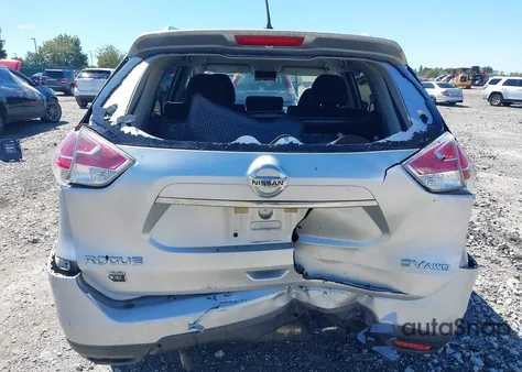2016 Nissan Rogue Sv from USA, damaged, VIN KNMAT2MV2GP630973